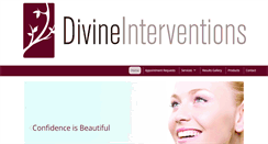 Desktop Screenshot of divineinterventions.ca